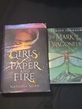 Girls of Paper and Fire by Natasha Ngan And The Mark Of The Dragonfly By Jaleigh